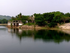 Visiting the largest irrigation reservoir in Vietnam