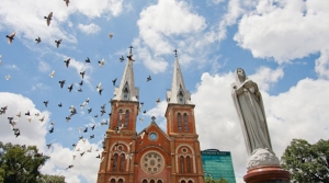 Notre Dame Cathedral (Notre-Dame Basilica) in Ho Chi Minh City