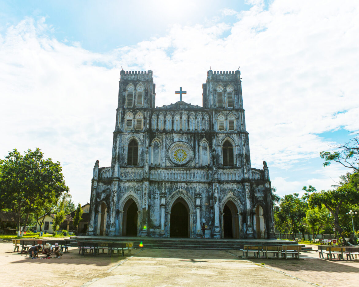 Church MangLang, Phu Yen Province, Vietnam. Discovery Vietnam Travel so beautiful
