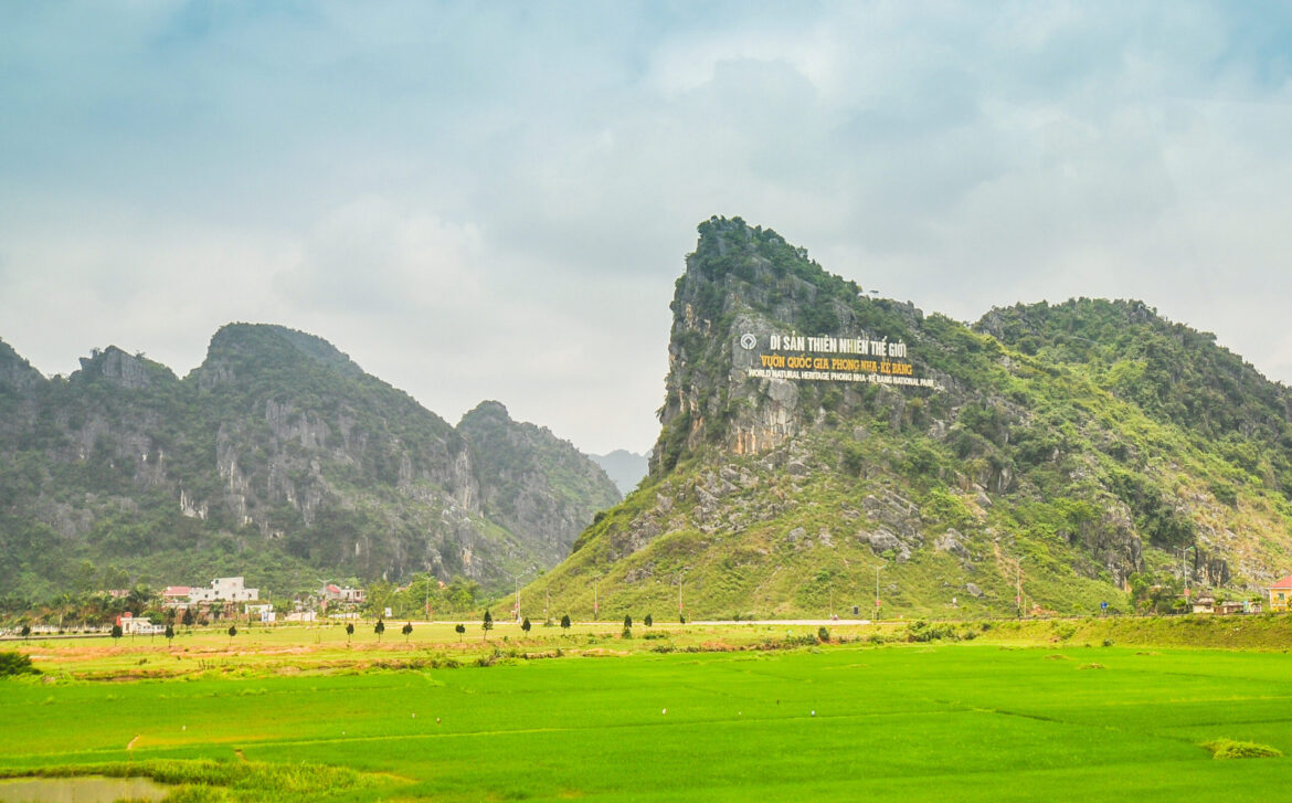 Phong Nha-Ke Bàng is a national park and UNESCO World Heritage Site in Quang Bình Province, Vietnam, about 500 km south of Hanoi.